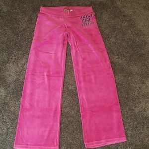 hot pink Juicy sweatpants